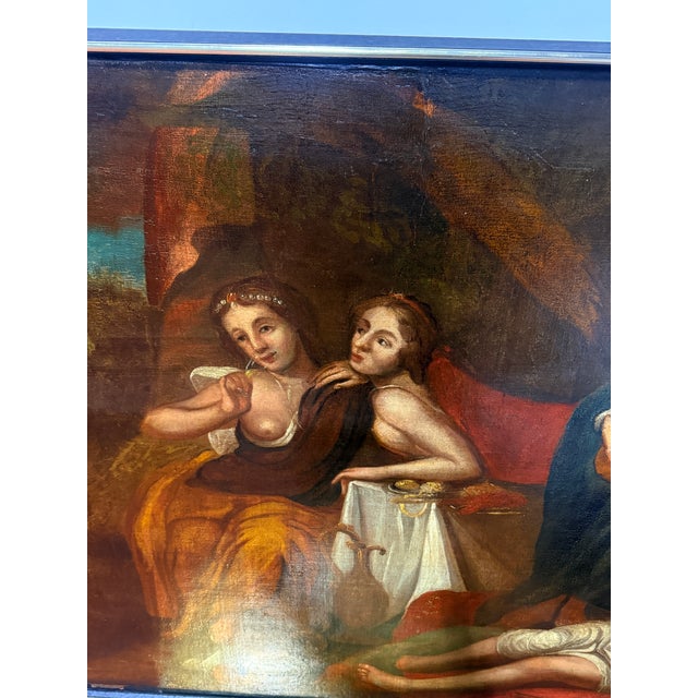 Textile Italy, Late 18th Century Old Master Arcadian Allegory of Music and Pleasure For Sale - Image 7 of 14