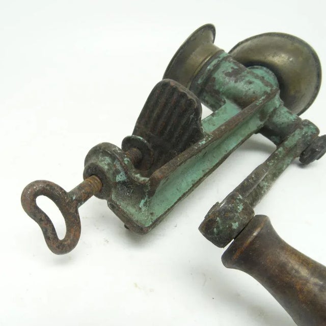 Art Deco Condiment Grinder, Poland, 1930s, in Worn conditions. Designed 1920 to 1949