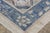 Oversized Antique Chinese Rug With Blue & Ivory Floral Lattice - Rug & Kilim For Sale In New York - Image 6 of 7