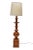 Brown Wooden Knob Creek of Morganton Floor Lamp with Shade For Sale - Image 8 of 8