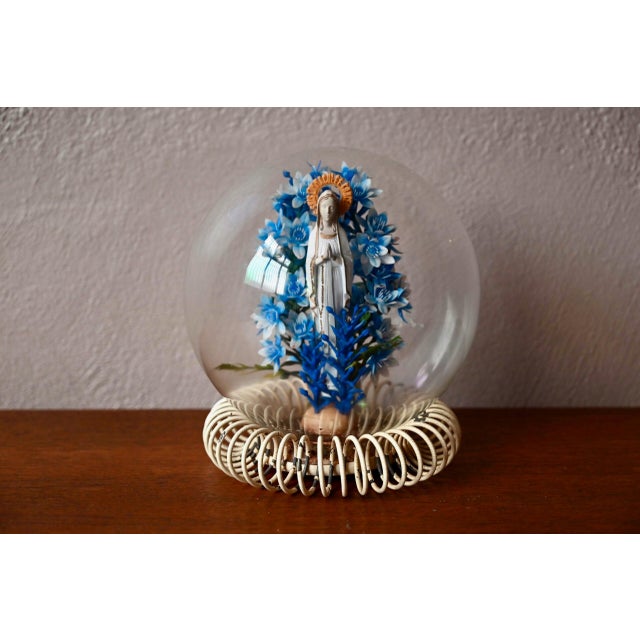 French Bohemian Globe, 1950s For Sale - Image 9 of 10