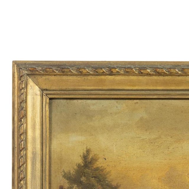 Painting - Jean-Baptiste Van Leemputten - 19th century. Oil on canvas, glued onto wood. Signed and dated 1886. Dimensions:...