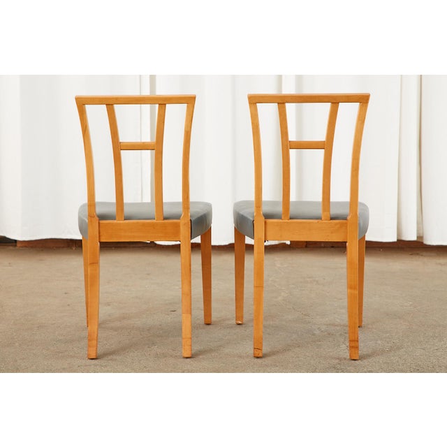 Set of Six Eliel Saarinen Birch Dining Chairs For Sale - Image 9 of 12
