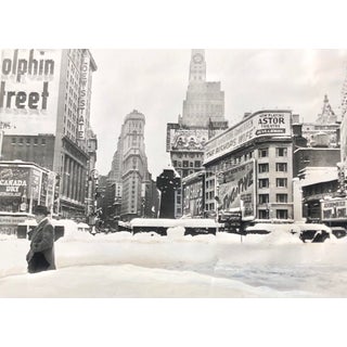 1947 Times Square Blizzard New York Photograph For Sale