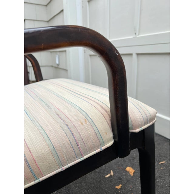 1980s Set of 6 Vintage Upholstered Dining Chairs For Sale - Image 10 of 11