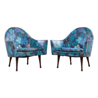 Paul McCobb for Widdicomb Symmetric Group Mid Century Lounge Chairs For Sale