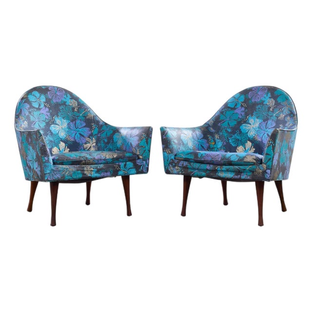 Paul McCobb for Widdicomb Symmetric Group Mid Century Lounge Chairs For Sale