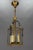 French Neoclassical Style Brass and Beveled Clear Glass Hexagonal Lantern, 1920s For Sale - Image 16 of 18