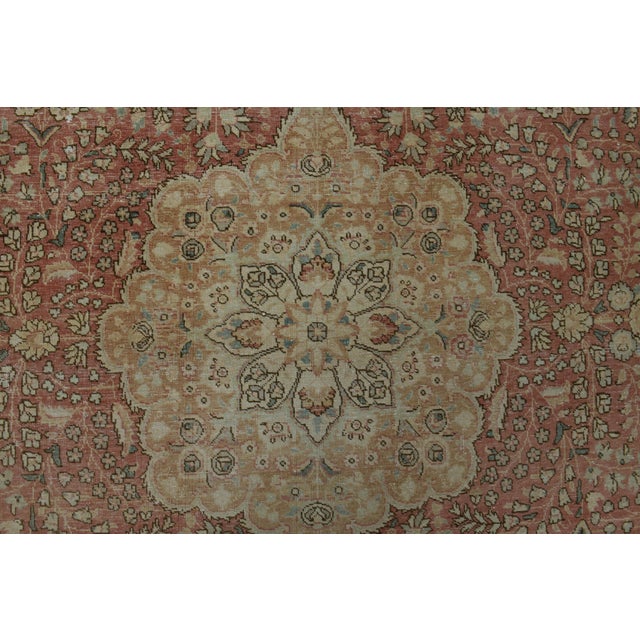 1970s Vintage Persian Handknotted Wool Red Oversize Area Rug For Sale - Image 11 of 11