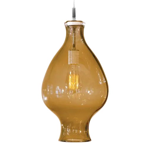 Odin Pendant Light from the Versuvius Collection in Amber For Sale