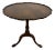 Vintage Mahogany 30 Inch Round Tilt Top Pie Crust Accent Table For Sale
