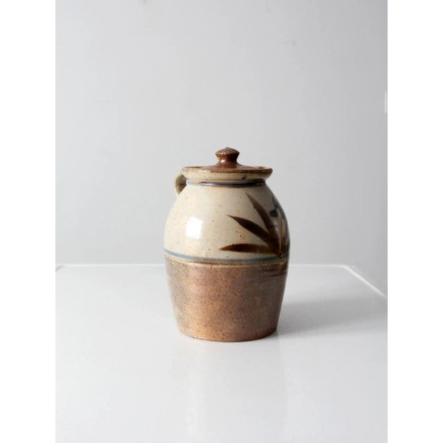 Vintage Studio Pottery Jug Vase For Sale - Image 6 of 13
