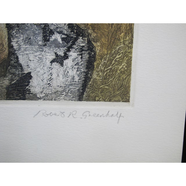 English Robert Greenhalf Unframed Heron Rising Signed Limited Edition Art Print Etching For Sale - Image 3 of 7