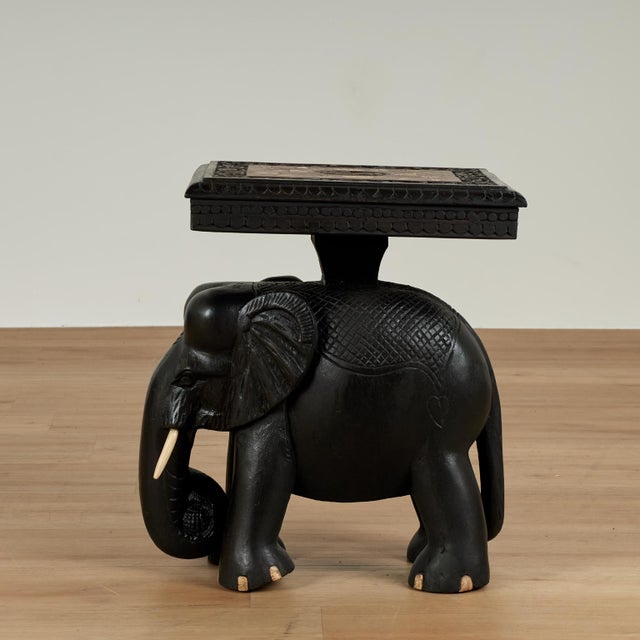 Pair of Antique Anglo Indian Stands or Tables With Elephants For Sale - Image 10 of 18
