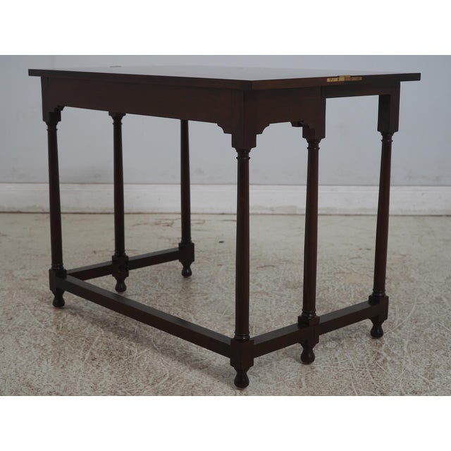 Stickley Cw-141 Colonial Williamsburg Mahogany Hall Table For Sale - Image 10 of 16