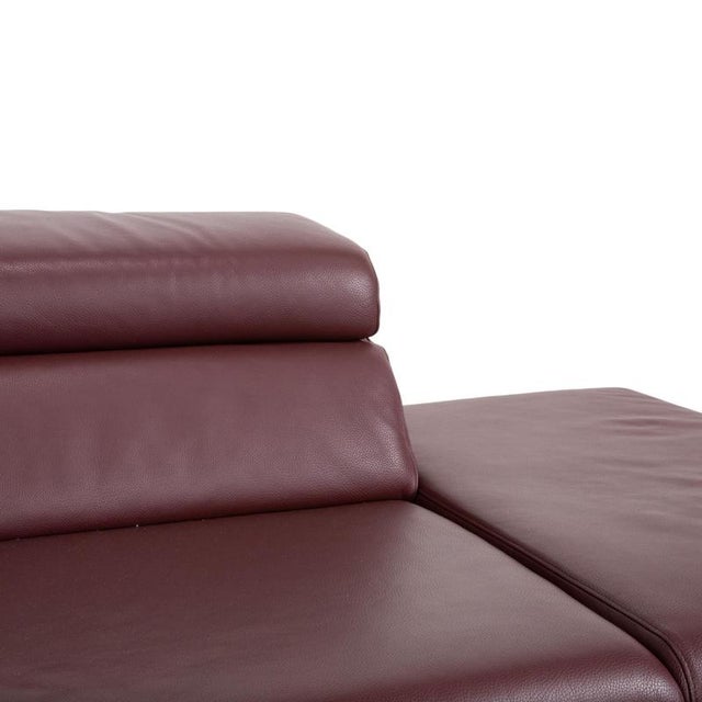 Red Sofa in Leather from Ewald Schillig For Sale - Image 8 of 18
