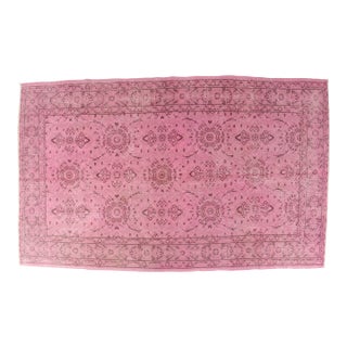 Mid 20th Century Light Pink Home Decor Carpet For Sale