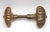 Traditional Pair of Antique Niles Bronze Oval Fluted Entry Door Knobs For Sale - Image 3 of 4