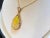 18 Carat Pear Ethiopian Opal Pendant / Necklace 14 Karat Yellow Gold Estate For Sale - Image 16 of 18