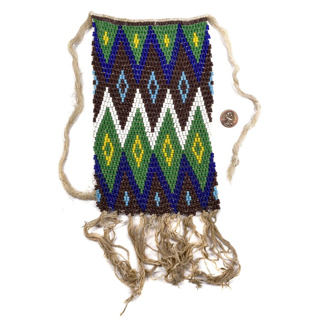 Tribal Late 20th Century African Beaded Tapestry For Sale - Image 3 of 3