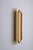 Oblong silex cannelé wall lamp by jennifer midoz dimensions: d 15 x w 12 x h 60 cm materials: pale gold on polished brass...