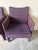 1980s Postmodern Vladimir Kagan Style Upholstered Dining Armchairs With Casters – Set of 4 For Sale In Miami - Image 6 of 17