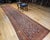 19th Century Persian Malayer Runner Rug, Hand-Knotted Wool, Geometric Pattern, 4x 16, Rust-Red & Blue For Sale - Image 4 of 16