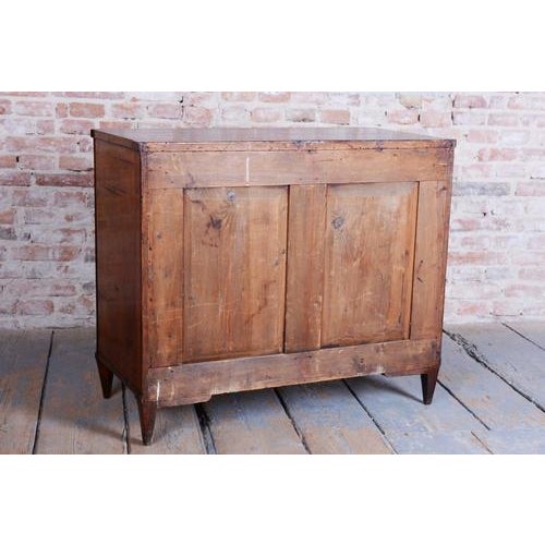 Empire Cabinet in Oak, Spruce, Mahogany Veneer and Brass, Austria, 1810s For Sale - Image 14 of 17