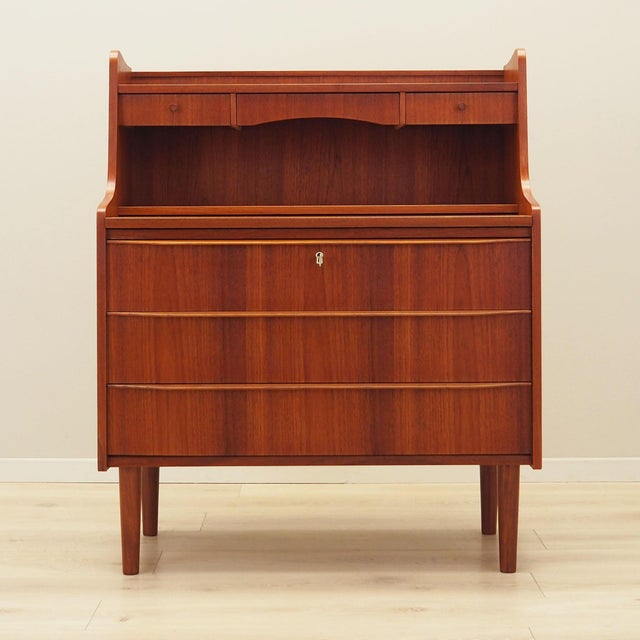 Vintage Danish Teak Secretary, 1970s For Sale - Image 17 of 17