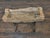 Brown Rustic Mid-Century Wooden Trough Accent Table on Custom Iron Base For Sale - Image 8 of 12