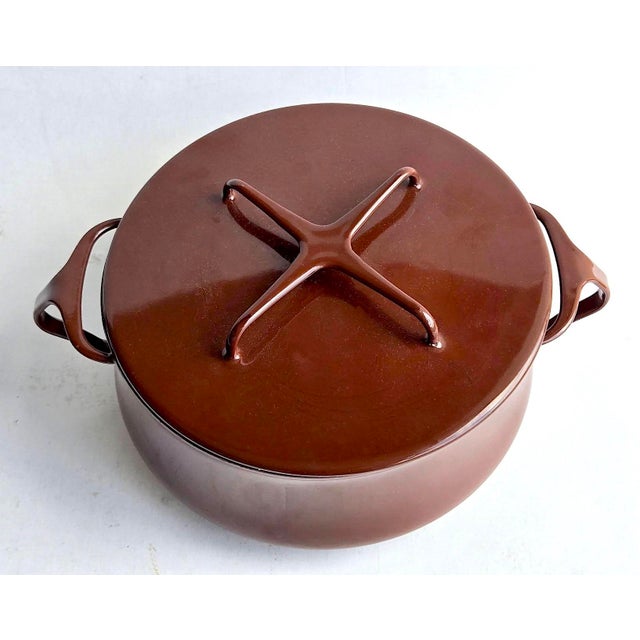 Offered is a large 4 Quart casserole pot with its lid that doubles as a trivet from the Dansk Kobenstyle collection that...