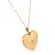 Contemporary Vintage Diamond 14k Yellow Gold Heart Locket Pendant Necklace For Sale - Image 3 of 5