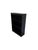 Black wooden Pottery Barn teen bookshelf with two shelves. See other listings for matching bed, desk and chair.