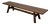 Vintage Brutalist Walnut Bench by Giovanni Michelucci, 1970s For Sale