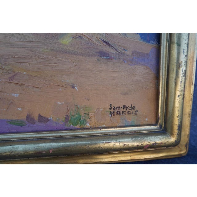 Sam Hyde Harris - Pasadena Hillside - Oil on Canvas Early 1920s, Framed For Sale - Image 9 of 9