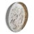 Solid marble tray bowl featuring a blend of soft white and warm beige tones, complemented by the natural veining and...
