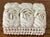 Late 20th Century White Scallop Shell Rosette Covered Box For Sale - Image 9 of 9