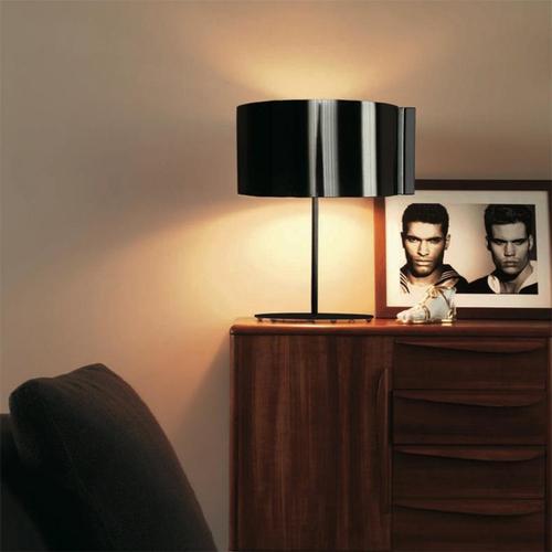 Nendo Switch Table Lamp in Black Metal from Oluce For Sale - Image 3 of 7