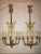 French Louis XVI Style Harp Back Bronze Wall Sconces - A Pair For Sale - Image 3 of 10