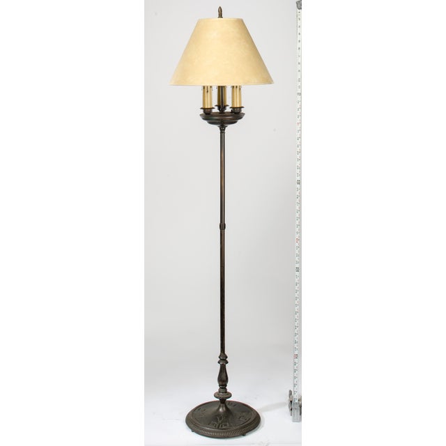 Art Deco Base And Shade Candlestick Floor Lamp Chairish