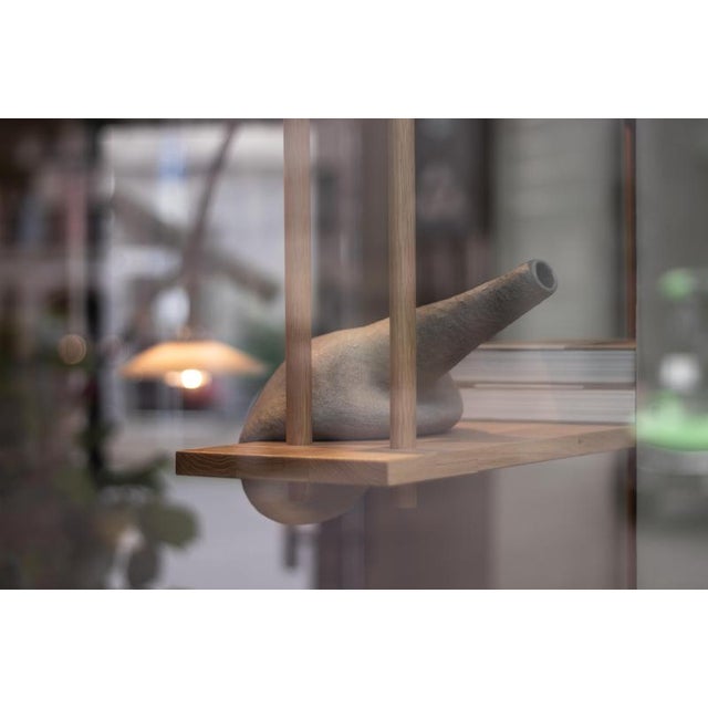 Brown On the Edge of the Half Wall II Decorative Ceramic Vase by Lillian Tørlen For Sale - Image 8 of 10