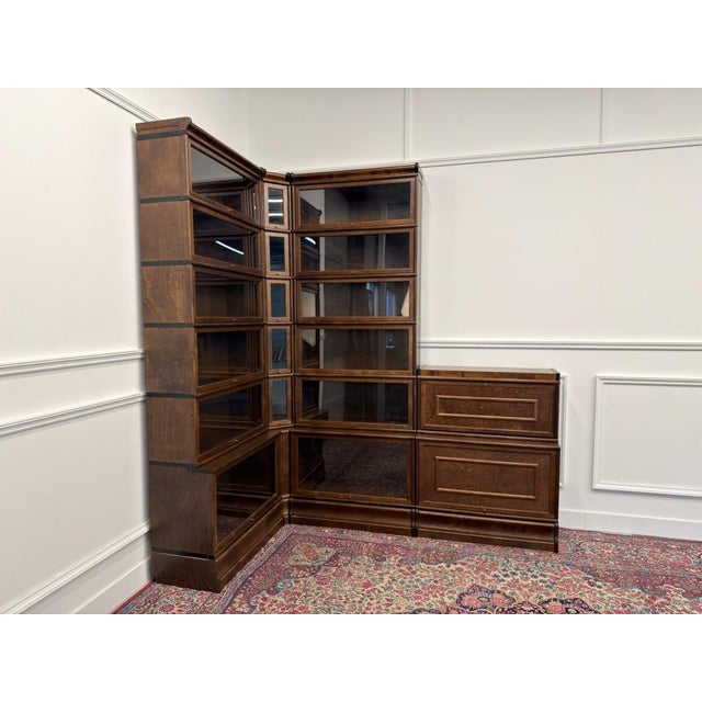 About this Classic English Corner Bookcase Classic and Elegant | Bookcases and cabinets in all shapes and sizes! This...