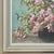 Antique Hand-Painted Still Life Oil on Canvas, Cherry Blossoms by E. Devos in Original Frame For Sale - Image 10 of 14