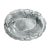 A Japanese sterling silver dish from the Meiji period. Shallow dish with finely cast lily pads and lotus flowers on a...