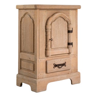 19th Century France Antique White Wood Storage Cabinets & Cupboards For Sale