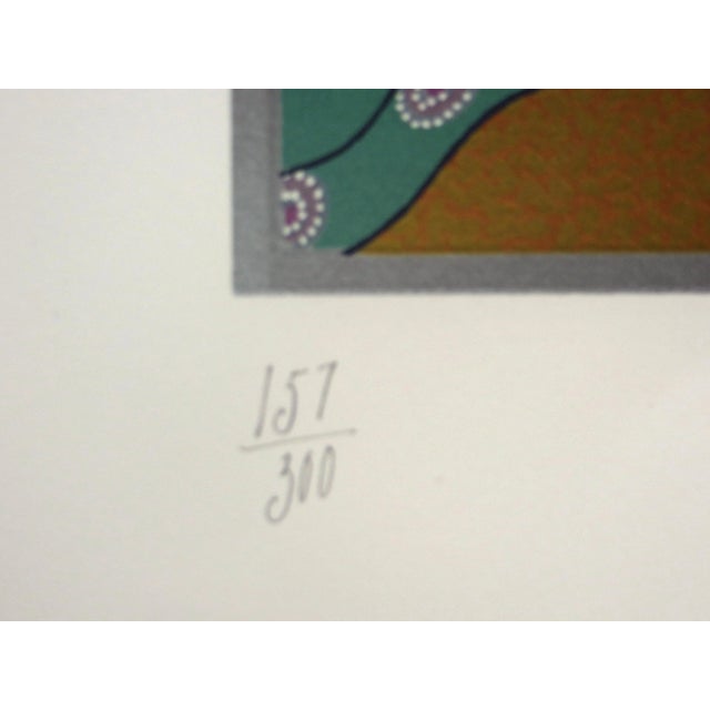 Art Deco 1980s "Melisande" From the At The Theater Series Serigraph After Erte Serigraph For Sale - Image 3 of 7