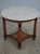 Traditional Pair French Empire Marble Top Round Lamp Tables For Sale - Image 3 of 14
