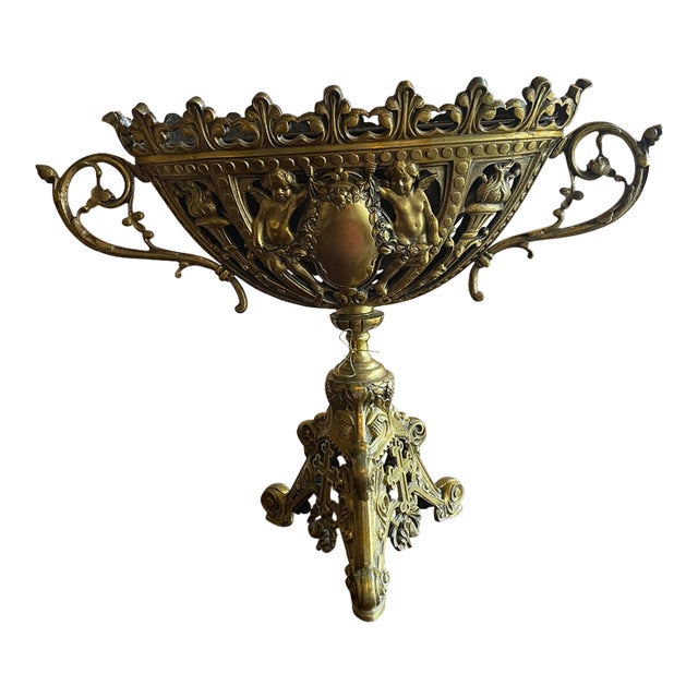 19th Century French Bronze Vase or Urn For Sale