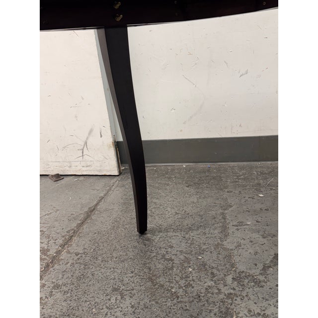 Early 21st Century Contemporary Occasional Table With Glass Table Top For Sale - Image 5 of 12