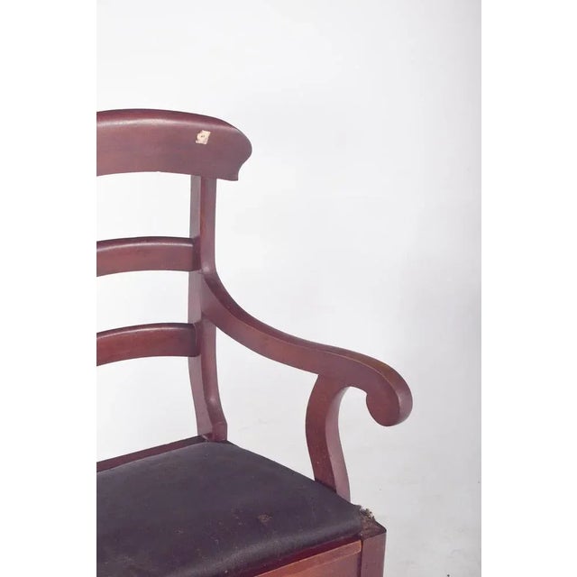 Black Upholstered Potty Chair, 19th Century For Sale - Image 3 of 8